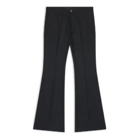 Pantaloni evazați croiți, croială regulată „Negru” 704709TLT171000
