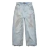 Pantaloni largi „Albastru” 745213TDW144016