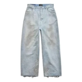 Pantaloni largi „Albastru” 745213TDW144016