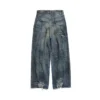 Pantaloni largi „Albastru deschis” 745213TNW014974