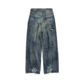 Pantaloni largi „Albastru deschis” 745213TNW014974