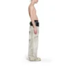 Pantaloni largi cu imprimeu graffiti „Grey” 745223TBP475411