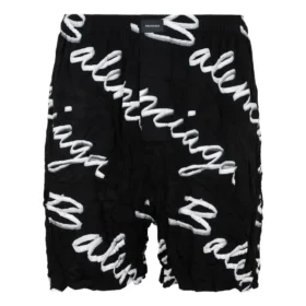 Pantaloni scurți bermuda cu logo Scribble „Black” 672410TML131070