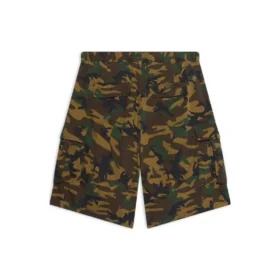 Pantaloni scurți Cargo cu imprimeu camuflaj „Verde” 681257TKL142840