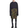 Pantaloni scurți Cargo cu imprimeu camuflaj „Verde” 681257TKL142840