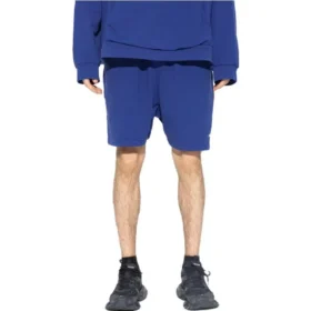 Pantaloni scurți cu imprimeu logo „Indigo Dirty White” 676137TNVB64388