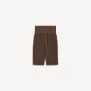 Pantaloni scurți de ciclism fără cusături pentru femei, în nuanța moka