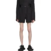 Pantaloni scurți de pijama cu imprimeu logo „Black” 719975TON041000