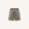 Pantaloni scurți de trening tehnici pentru bărbați, de culoare gri