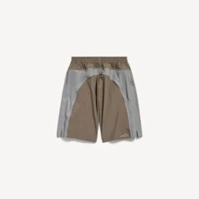 Pantaloni scurți de trening tehnici pentru bărbați, de culoare gri Pantaloni scurți de trening tehnici pentru bărbați, de culoare gri