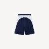 Pantaloni scurți largi de fotbal pentru bărbați, de culoare bleumarin