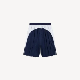 Pantaloni scurți largi de fotbal pentru bărbați, de culoare bleumarin