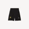 Pantaloni scurți largi de fotbal pentru bărbați, negri