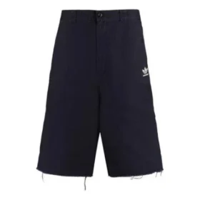 Pantaloni scurți largi din Denim Balenciaga x adidas „Navy” 725587TNP048065