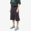 Pantaloni scurți largi din Denim Balenciaga x adidas „Navy” 725587TNP048065