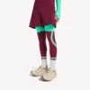 Pantaloni scurți techwear pentru bărbați în nuanțe de burgund/aqua