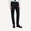 Pantaloni skinny pentru bărbați, croiți pe măsură, de culoare neagră