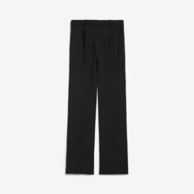 Pantaloni slim croiți pentru femei, de culoare neagră