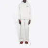 Pantofi Balenciaga pentru bărbați, cu model brodat „Political Campaign Alphabet”, albi, 600583TKVI99084