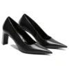 Pantofi cu toc Blade „Black Soft Calfskin” 679184WBC401000