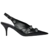 Pantofi cu toc de 70 mm și baretă în spate „Black” 714251WAD4E1081