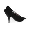 Pantofi cu toc înalt cu logo de campanie „Negru” 495777W06001091