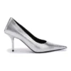 Pantofi cu toc înalt, cu model în relief, „Silver” 572879WBB208100