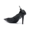 Pantofi cu toc înalt de tip „Pump” cu talpă „Scrunch Knife” de 80 mm „Negru” 636612WA2M01000