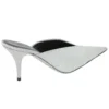 Pantofi cu toc înalt și baretă în spate „Silver” 579279WA7018163