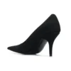 Pantofi cu toc înalt Knife Knit 80 mm „Negru” 628602W18021090