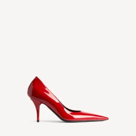 Pantofi cu toc înalt pentru femei, model Avenue, în roșu cireș
