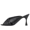 Pantofi negri cu toc înalt mic 617574WA2M01000