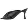 Pantofi negri cu toc înalt mic 617574WA2M01000