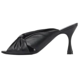Pantofi negri cu toc înalt mic 617574WA2M01000