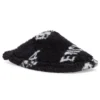 Papuci cu blană „Allover Logo – Negru” 699675W2B411090