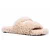 Papuci cu blană „Beige” 654747W2DO19796