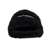 Papuci cu blană „Black” 654261W2DO11096