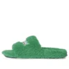 Papuci cu blană „Green” 654747W2DO13096