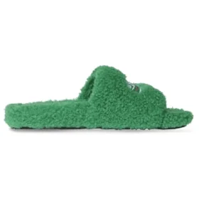 Papuci cu blană „Green” 654747W2DO13096
