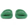 Papuci cu blană „Green” 654747W2DO13096