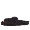 Papuci cu blană „Negru” 654261W2DO21008