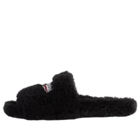 Papuci cu blană „Negru” 654747W2DO11096
