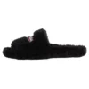 Papuci cu blană „Negru” 654747W2DO11096