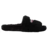 Papuci cu blană „Negru” 654747W2DO11096