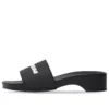 Papuci cu logo „Black Rubber” 707094W1S9M1090