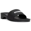Papuci cu logo „Black Rubber” 707094W1S9M1090