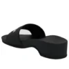 Papuci cu logo „Black Rubber” 707094W1S9M1090