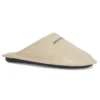 Papuci de casă din piele de vițel „Beige” 736288WB7212010