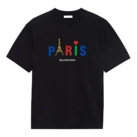 Paris Love, imprimeu standard, negru 594599TGV431000 Paris Love, imprimeu standard, negru 594599TGV431000