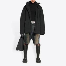 Parka BB Icon Kick „Negru” 704548TMO171000